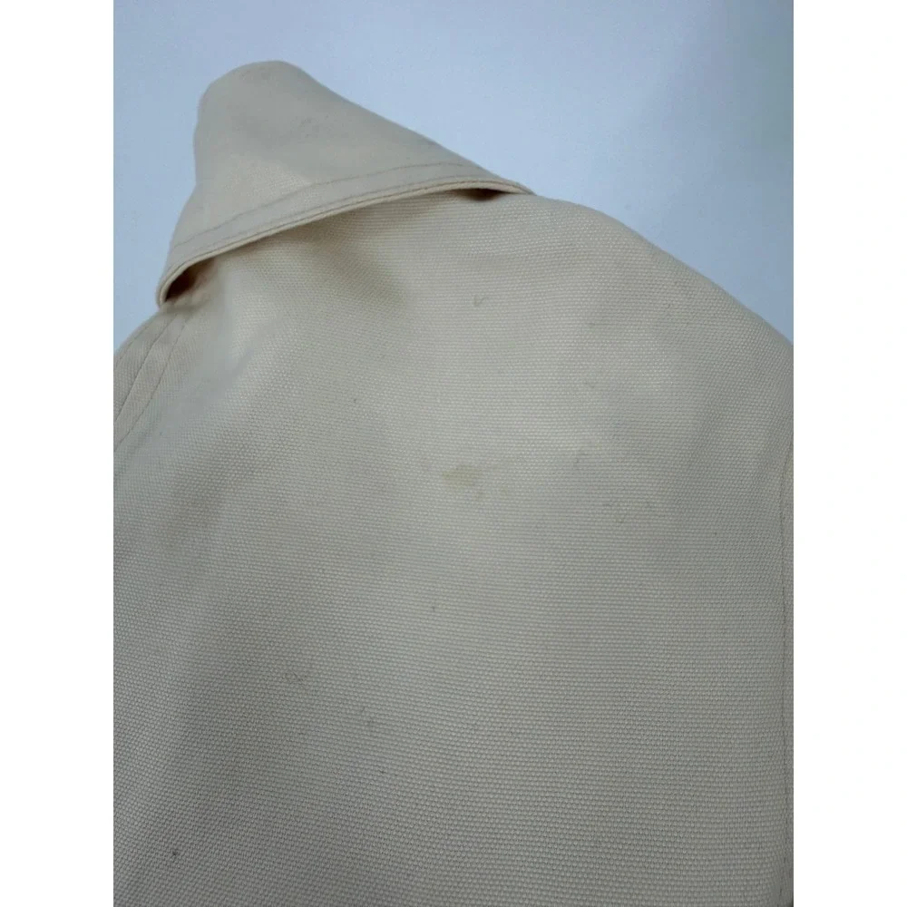 VTG London Fog Misty Harbor Wish Cream Yachtsman‎ Cloth Nautical Trench Coat 10